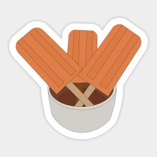 Popsicle sticks Sticker